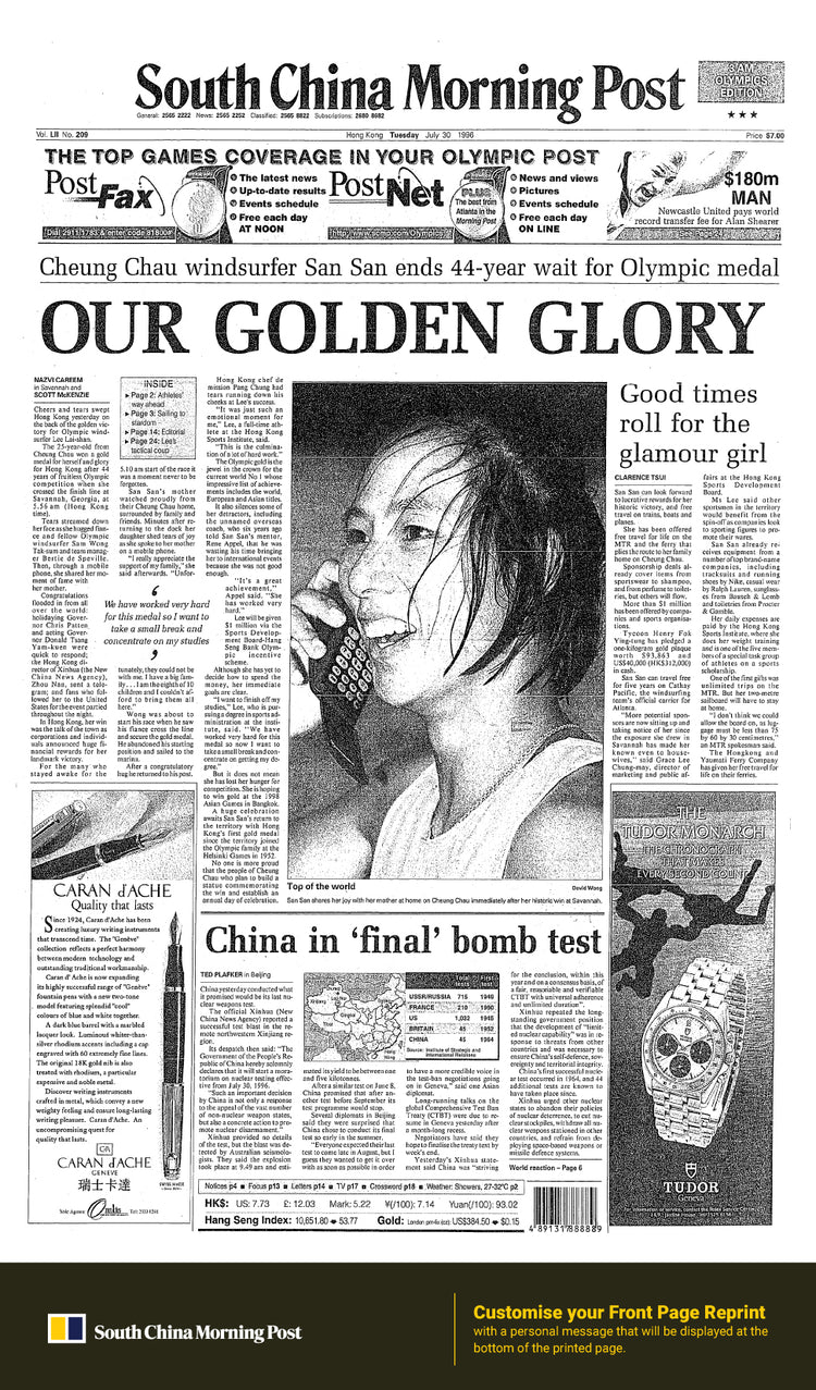 Front Page Reprints