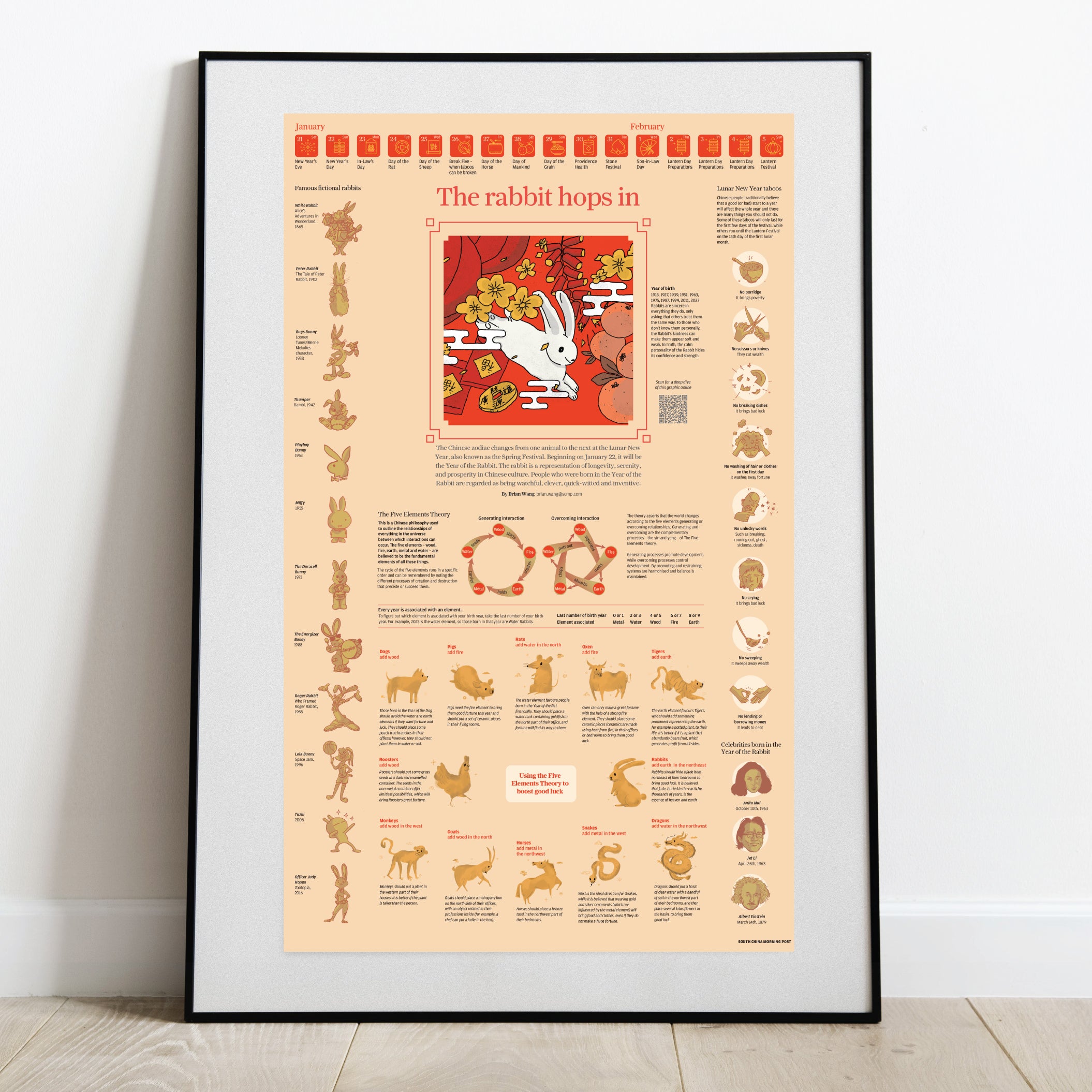 Wanda Rabbit Hopsch Infographics - The rabbit hops in